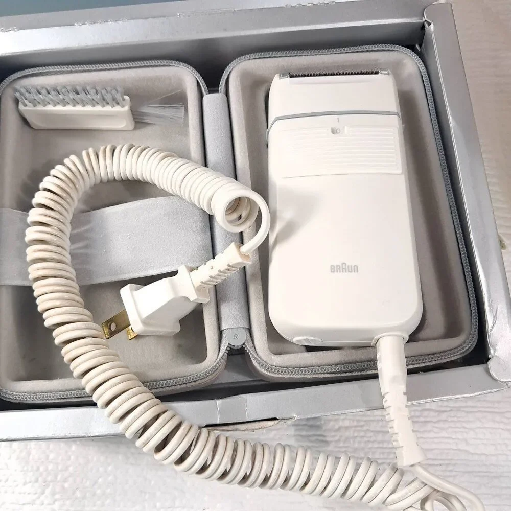Vintage Braun Lady Elegance 3 Electric Shaver Razor Germany women's 5666 w/‎ box